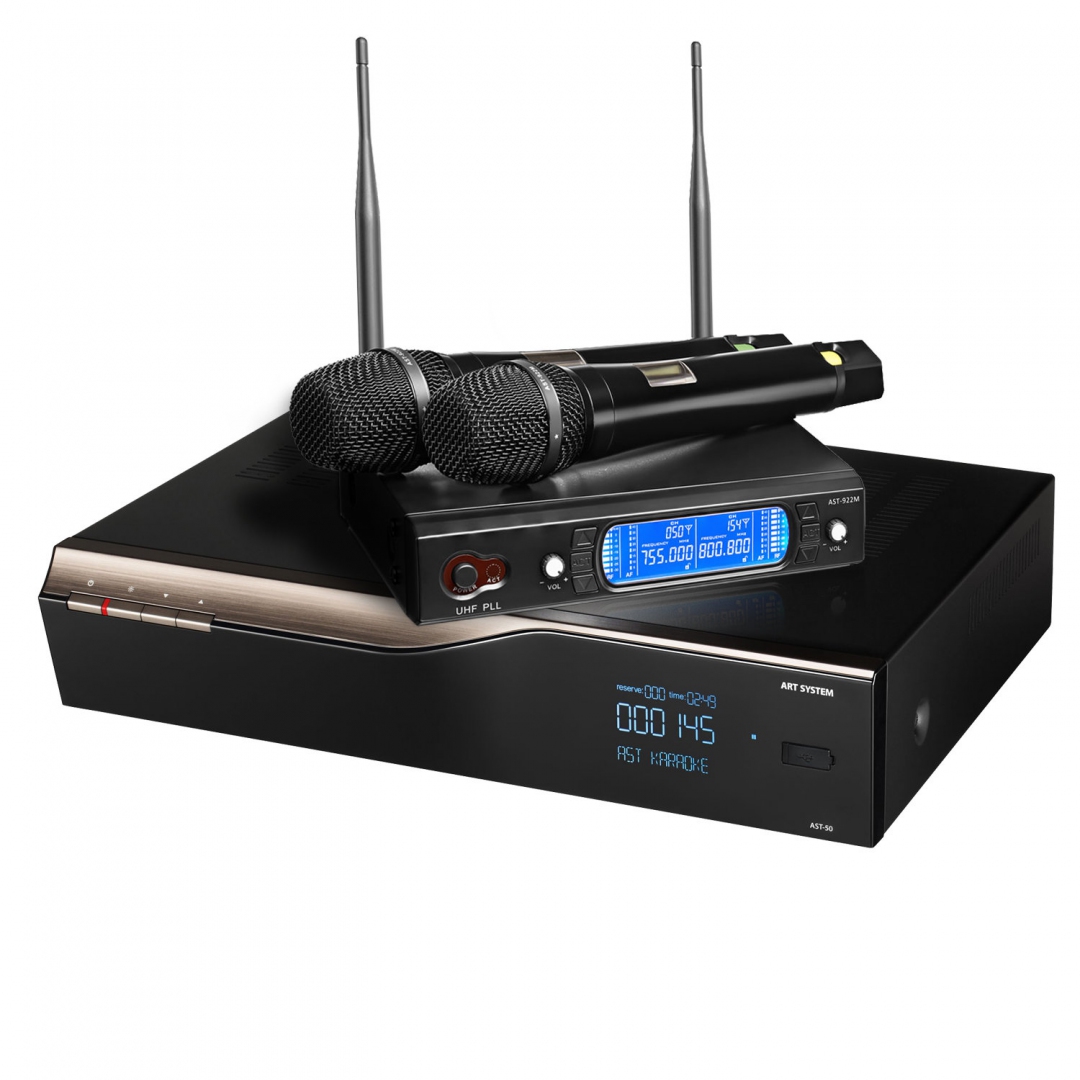 караоке-комплект AST-50 c микрофонами в Рошали