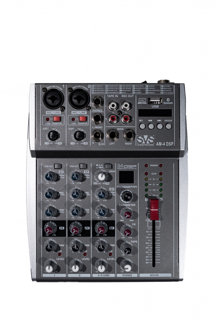 SVS Audiotechnik mixers AM-4 DSP Аналоговый микшерный пульт, 4-канала в Рошали
